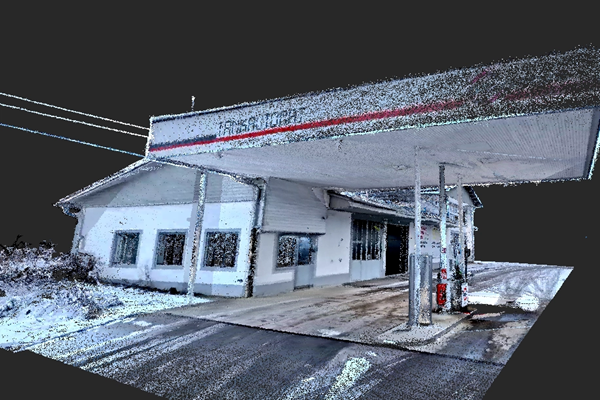 Tankstelle | P2 Laserscanner | DTC Navigation | München