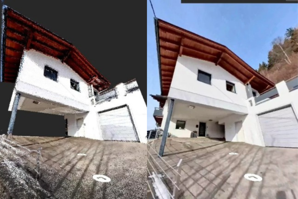 Vergleich Häuser | P2 Laserscanner | DTC Navigation | München