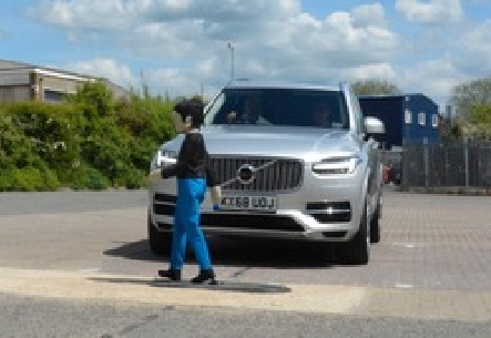 DTC | Moshon Data | Fußgänger Target mit Auto | Kind
